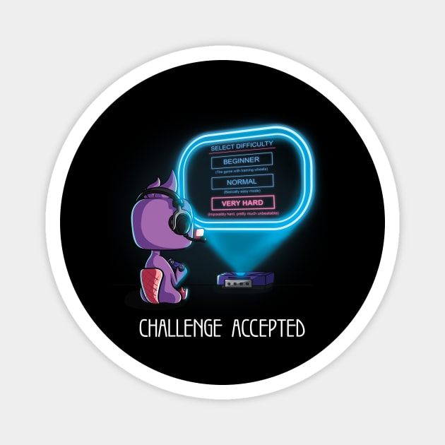 Challenge Accepted Magnet by Creative Wiz